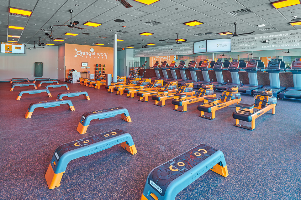 Interior Business Photography for Orange Theory Fitness - El Paso
