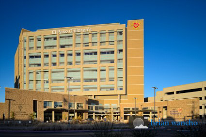 Dusk Photography for El Paso Children's Hospital