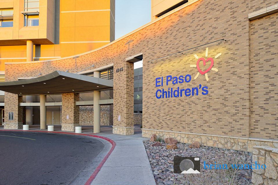 Exterior Architectural Photography for El Paso Children's Hospital - El Paso  Professional Photographer